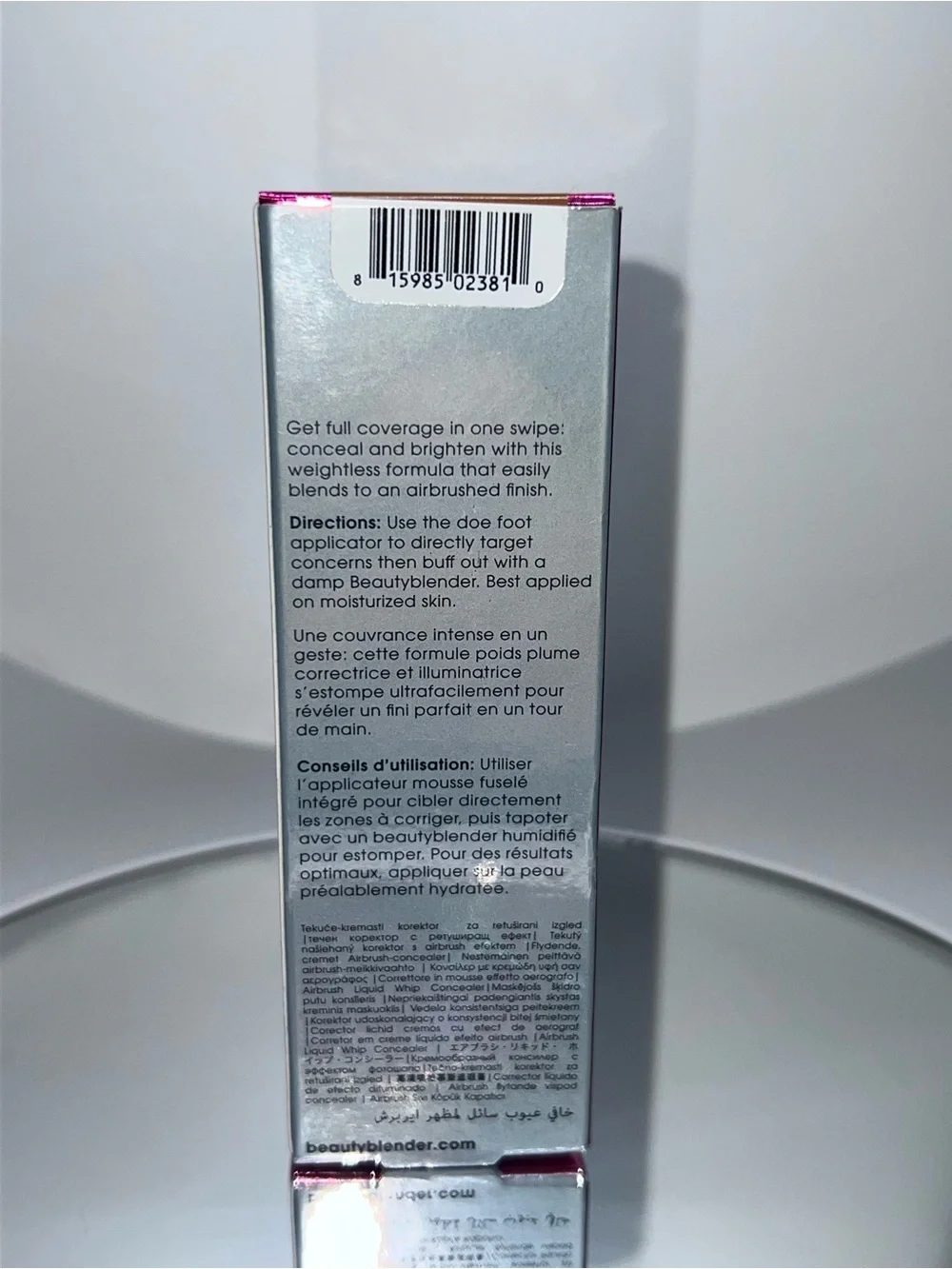 beautyblender Bounce Airbrush Liquid Whip Concealer - Shades: (4.10C/O - 1.20C)